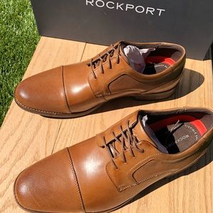 Style Purpose Perf Cap Toe Cognac Leather